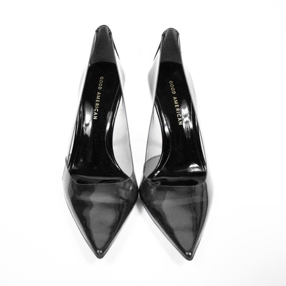 NEW Good American Cinder-F*ckin-Rella Light Smoke Heel, size 10 - Picture 5 of 9